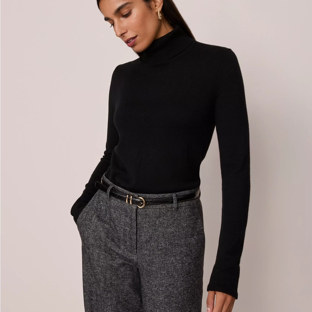 Black Turtleneck Sweater